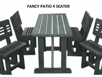 FANCY PATIO 4 SEATER