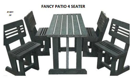 FANCY PATIO 4 SEATER