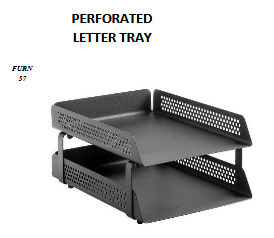 PERFORATED LETTER TRAY