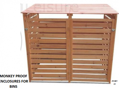 MONKEY PROOF BIN ENCLOSURES