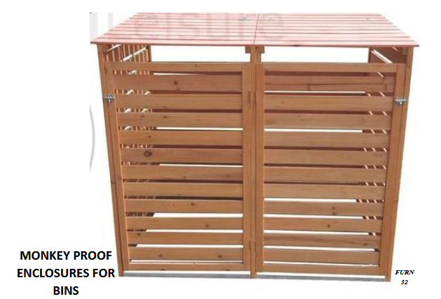 MONKEY PROOF BIN ENCLOSURES