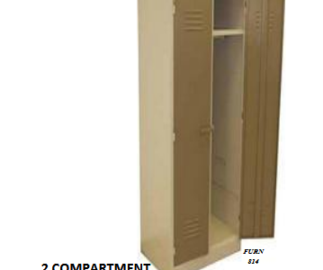 2 COMPARTMENT HOSTEL LOCKER