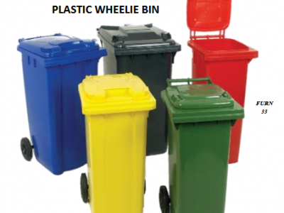 PLASTIC WHEELIE BIN