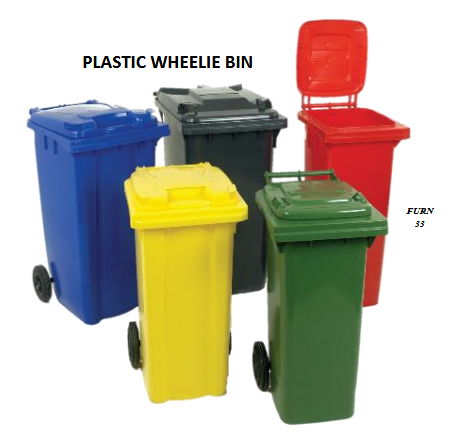 PLASTIC WHEELIE BIN