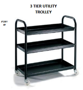 3 TIER UTILITY TROLLEY