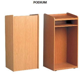 WOODEN PODIUM