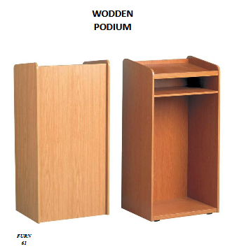 WOODEN PODIUM