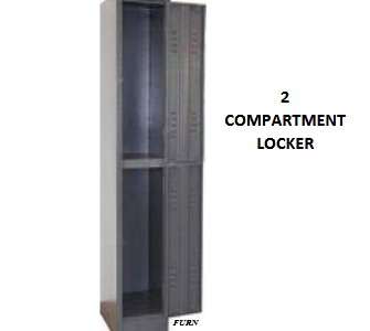 2 COMPARTMENT LOCKER