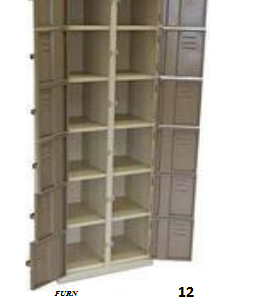 12 COMPARTMENT LOCKER