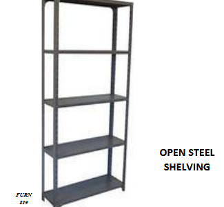 OPEN STEEL SHELVING