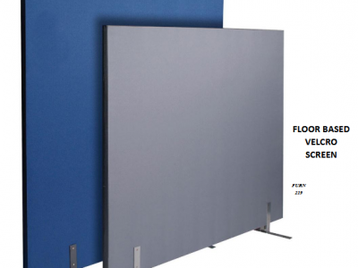 FLOOR BASED VELCRO SCREENS