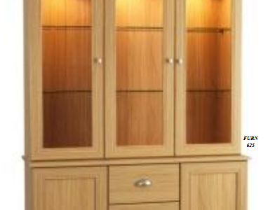 WALL UNIT WITH HINGED DOORS