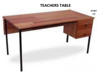 TEACHERS TABLE