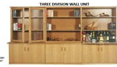 THREE DIVISION WALL UNIT