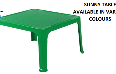 SUNNY TABLE AVAILABLE IN VARIOUS COLOURS