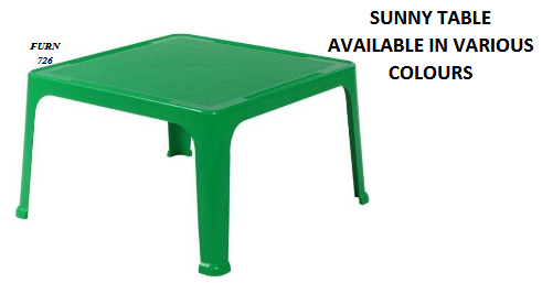 SUNNY TABLE AVAILABLE IN VARIOUS COLOURS