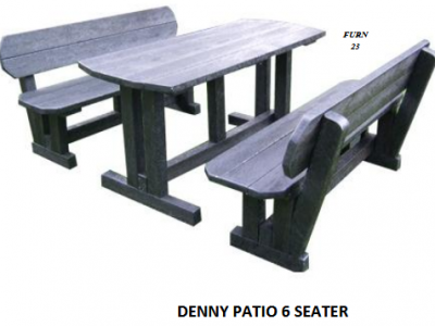 DENNY PATIO 6 SEATER