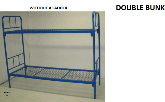 DOUBLE BUNK WITHOUT A LADDER