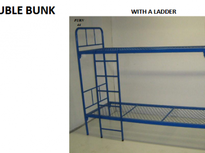 DOUBLE BUNK WITH A LADDER