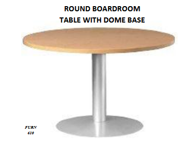 ROUND BOARDROOM TABLE WITH DOME BASE