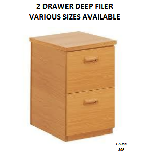 2 DRAWER DEEP FILER - VARIOUS SIZES AVAILABLE