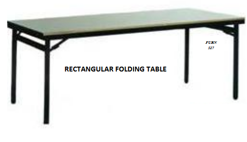 RECTANGULAR FOLDING TABLE