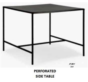 PERFORATED SIDE TABLE