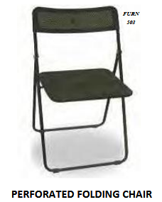 PERFORATED FOLDING CHAIR