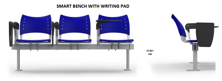 SMART BENCH WITH WRITING PAD